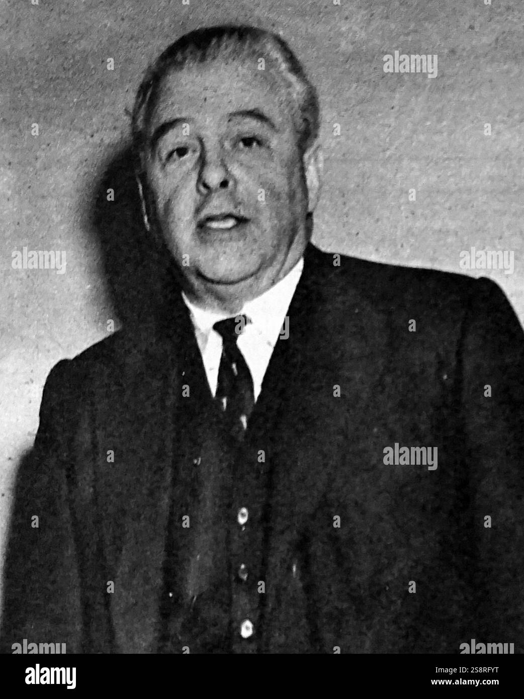 Fotografia di Sir Godfrey Russell Vick (1892-1958) un avvocato inglese, giudice e parte liberale politico. In data xx secolo Foto Stock