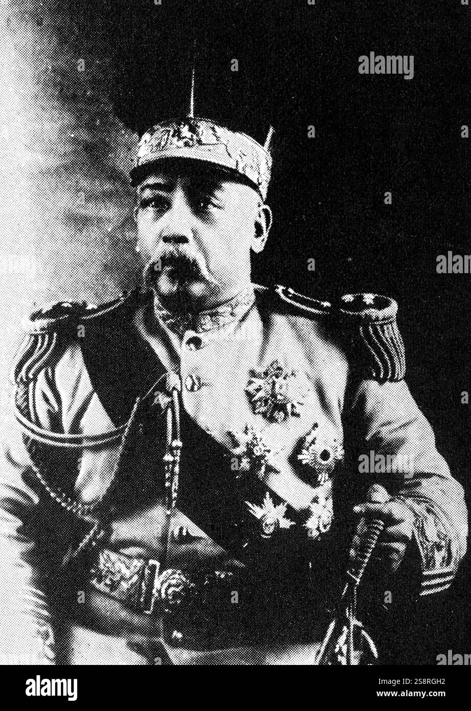 Fotografia di Yuan Shikai (1859-1916) un generale cinese, politico e warlord. In data xx secolo Foto Stock