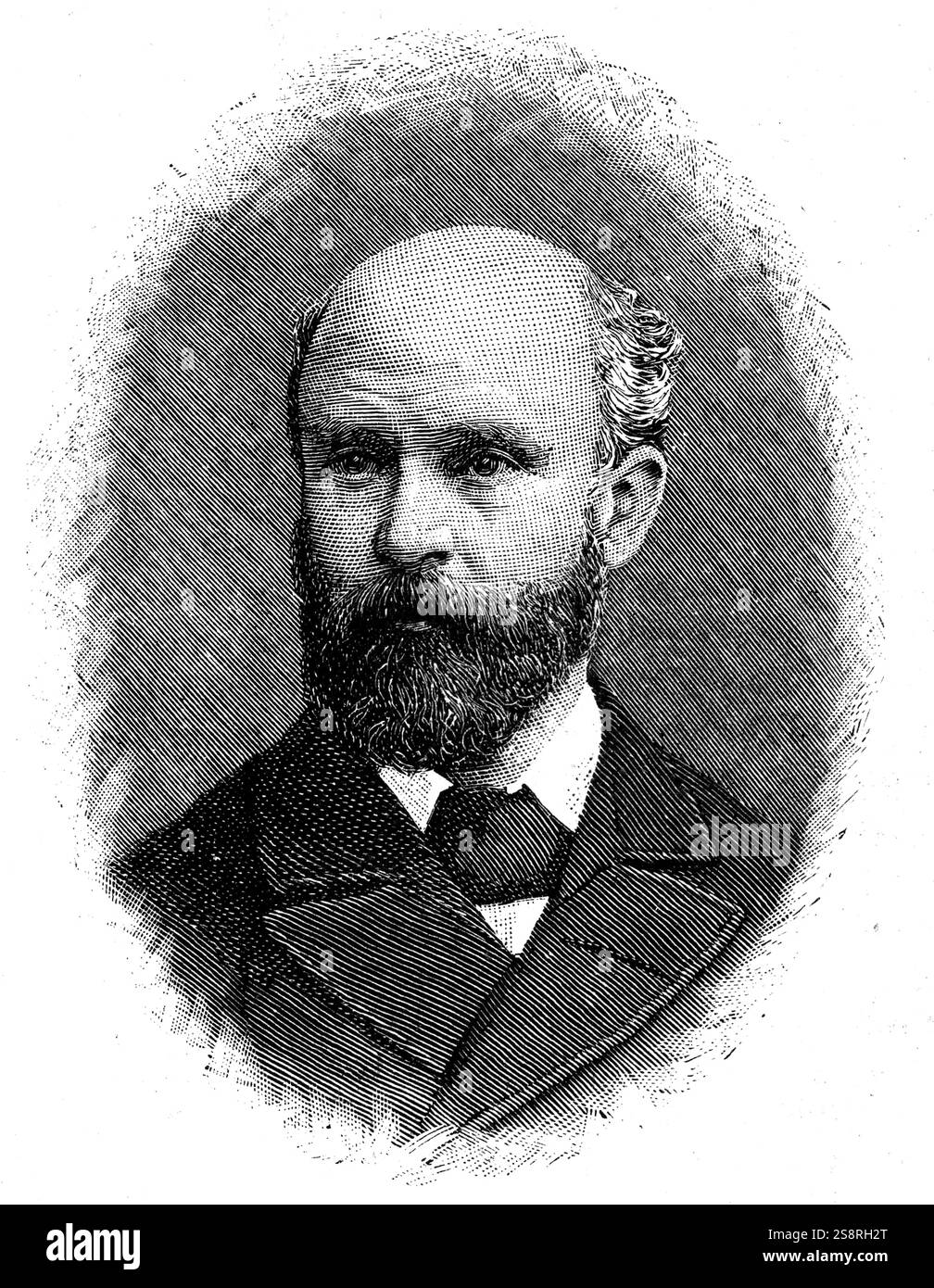 Ritratto di Ralph Wardlaw Thompson (1842-1916) un Ministro degli esteri britannico. Datata del XIX secolo Foto Stock