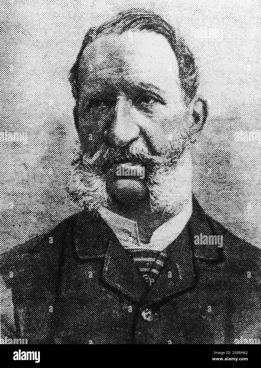 Fotografia di Tito mi ricordi (1811-1888) un editore italiano. Datata del XIX secolo Foto Stock