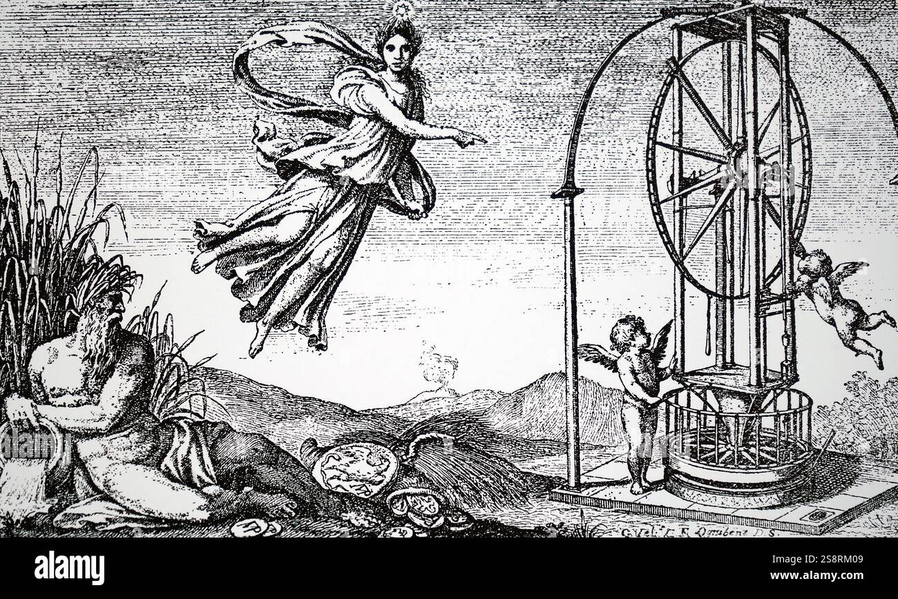 Frontespizio di Giuseppe Piazzi il catalogo delle posizioni a stella. Giuseppe Piazzi (1746-1826) un sacerdote italiano dei Teatini, ordine matematico e astronomo. Datata del XIX secolo Foto Stock