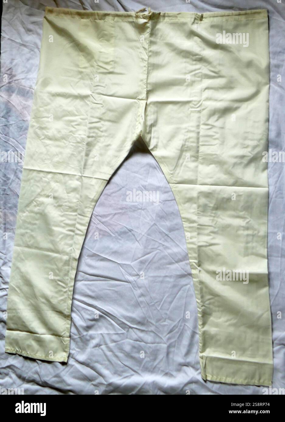 Seta indiana pantalone in uno stile tradizionale. Xxi secolo Foto Stock