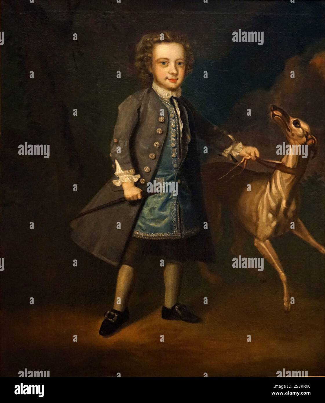 Autoritratto di Henry Hainsselin B. c.1820. Artista, pittore, incisore, litografo e fotografo, nato in Inghilterra e trasferito nei campi d'oro di Ballarat nel 1853. Insegnò arte a Melbourne tra la fine degli anni '1870 e la metà degli anni '1880 prima di tornare in Inghilterra Foto Stock