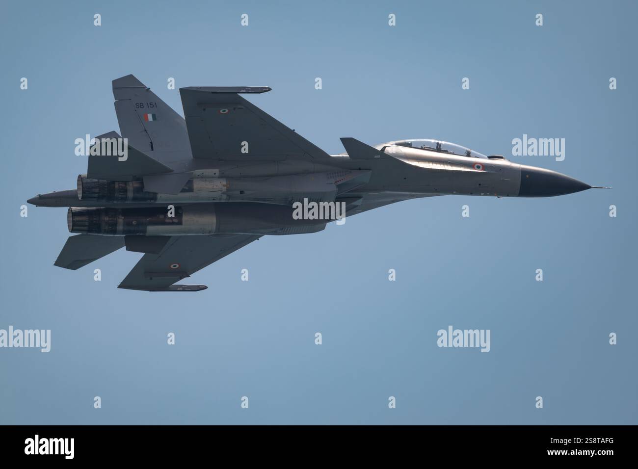 Sukhoi su-30 MKI dell'aeronautica indiana Foto Stock