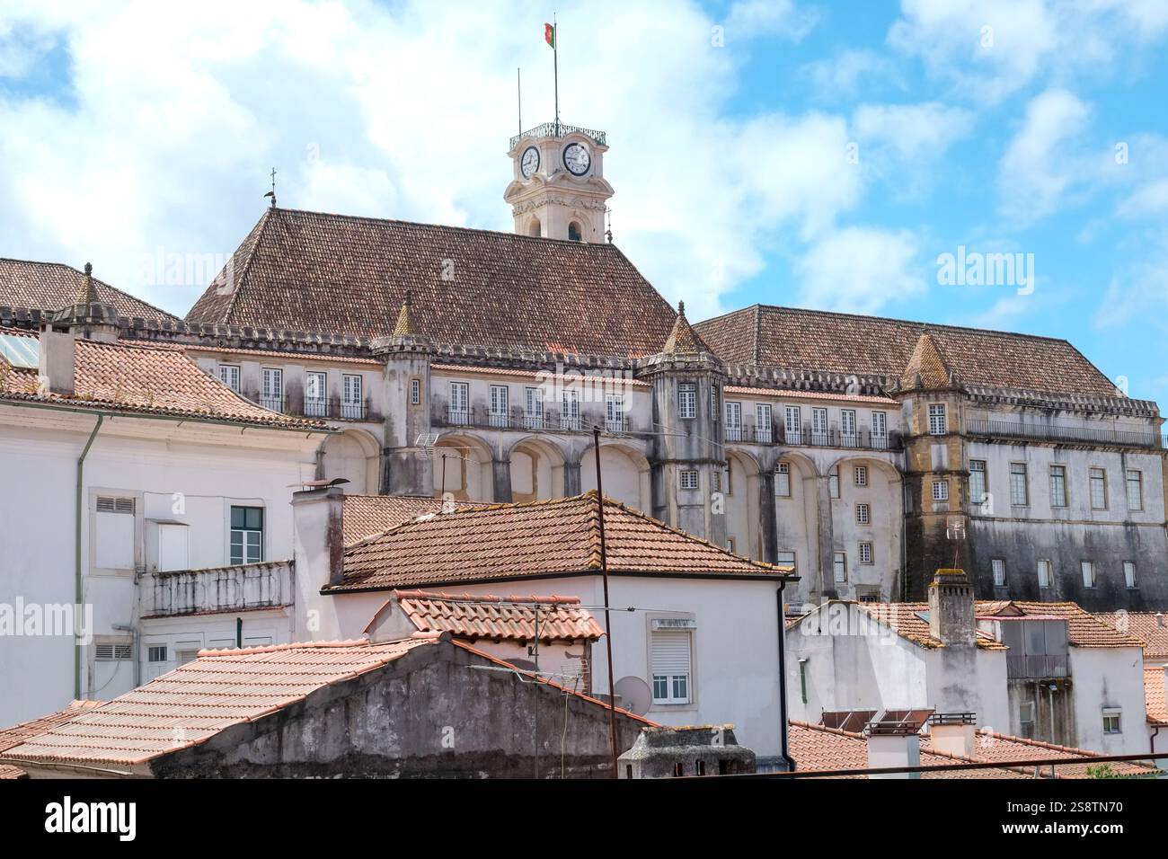 Coimbra, Portogallo. Università di Coimbra. Sito UNESCO. Fondata nel 1290 Foto Stock