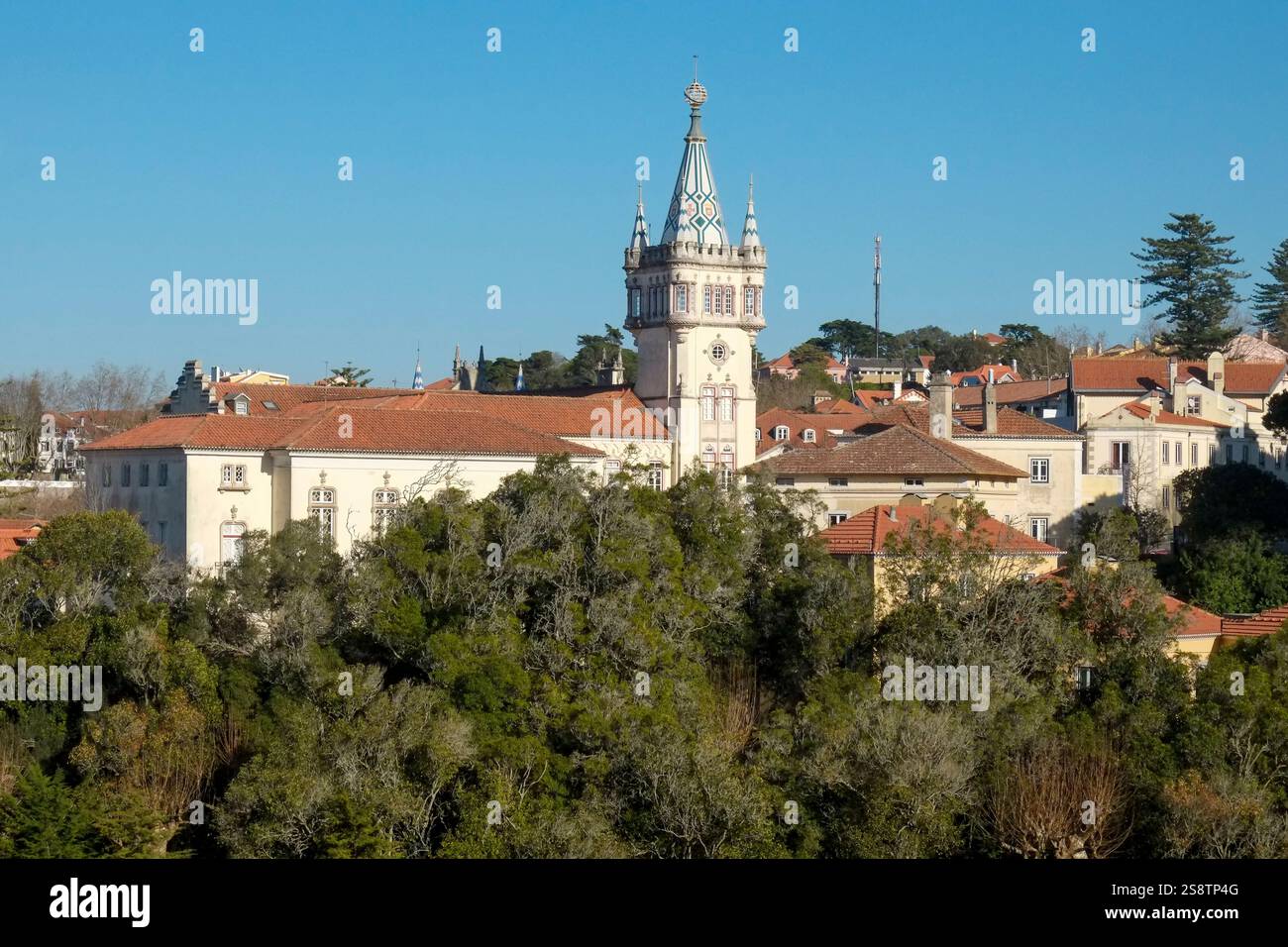 Sintra, Portogallo. Tetti. Foto Stock
