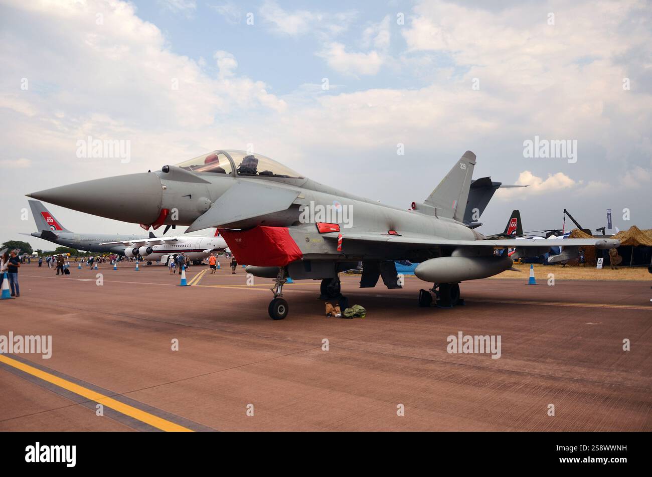 Eurofighter Typhoon aereo da caccia militare supersonico Foto Stock