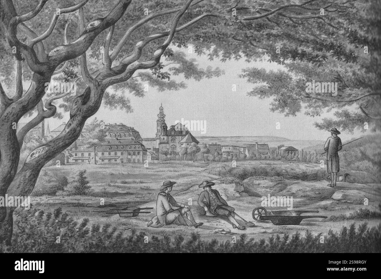 Haus der Frau von Stein von Georg Melchior Kraus. Foto Stock