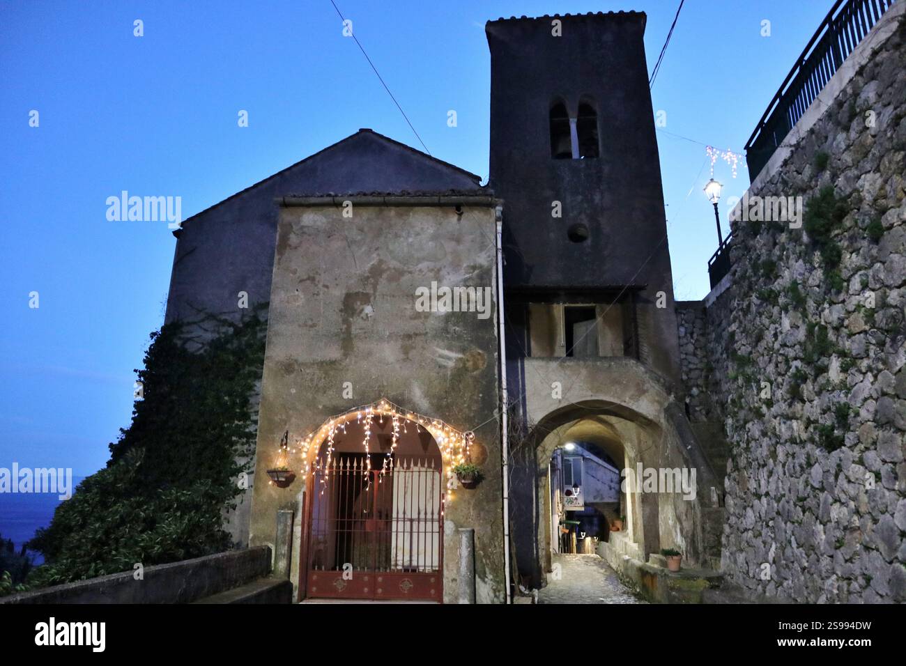 Pontone - Chiesa di Santa Maria del Carmine in via Pisacane Foto Stock