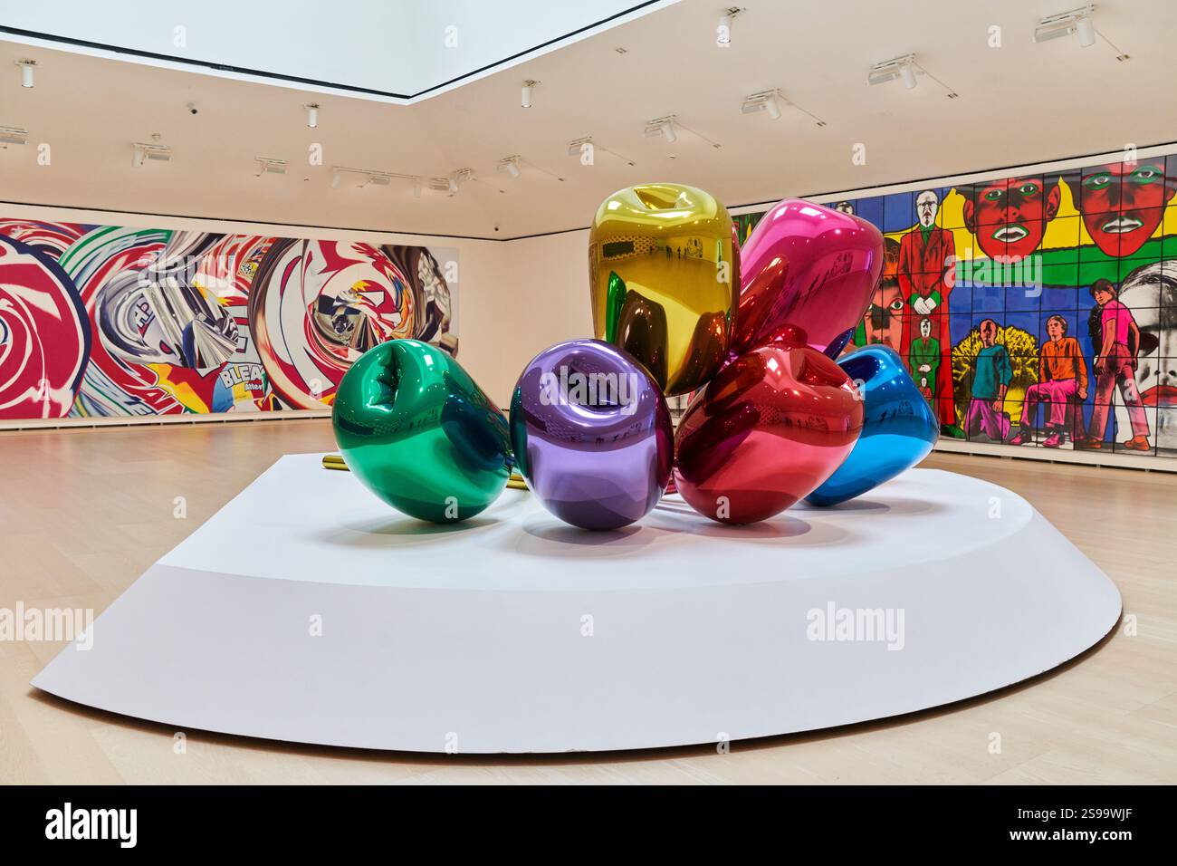 JEFF KOONS, (1955-), Tulips, 1995-2004, Museo Guggenheim, Bilbao, Paesi Baschi, Spagna Foto Stock