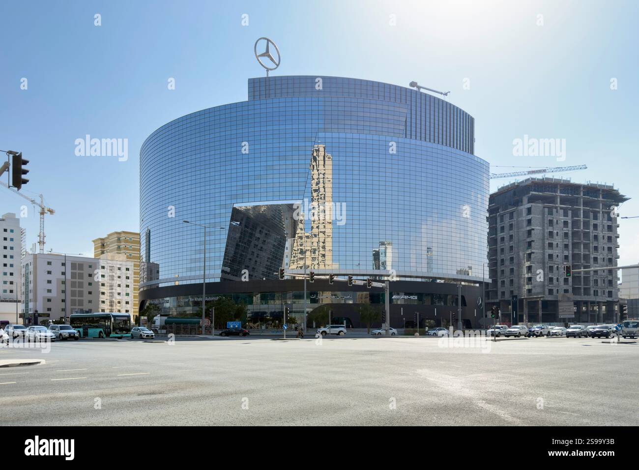 Musheireb Commercial Tower Doha Qatar Foto Stock