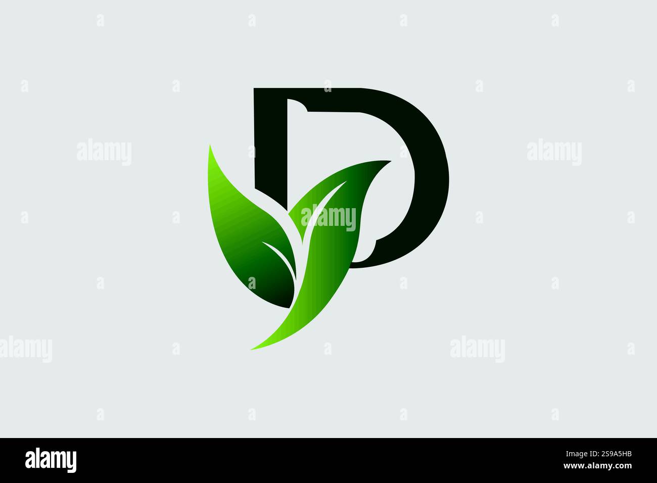 D Logo Design Professional e Classic Illustrazione Vettoriale