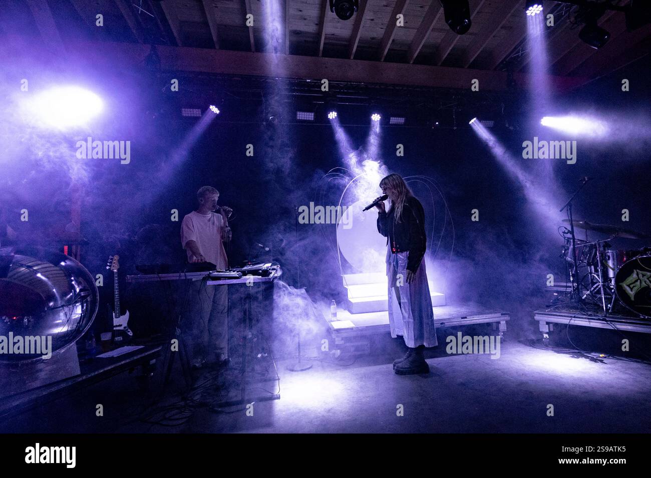Greta live in concerto al GrimFest, Aarhus, Danimarca Foto Stock