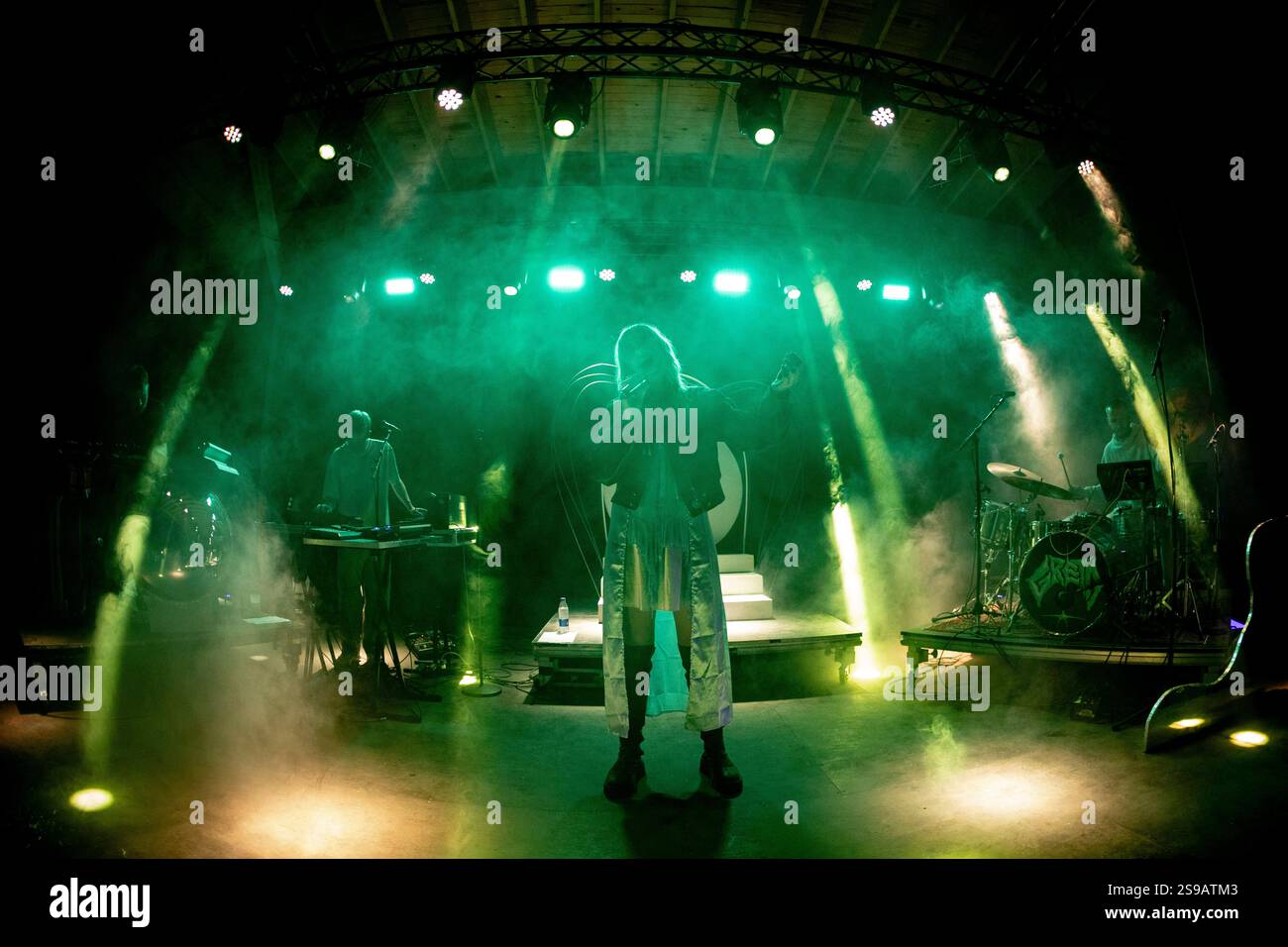 Greta live in concerto al GrimFest, Aarhus, Danimarca Foto Stock