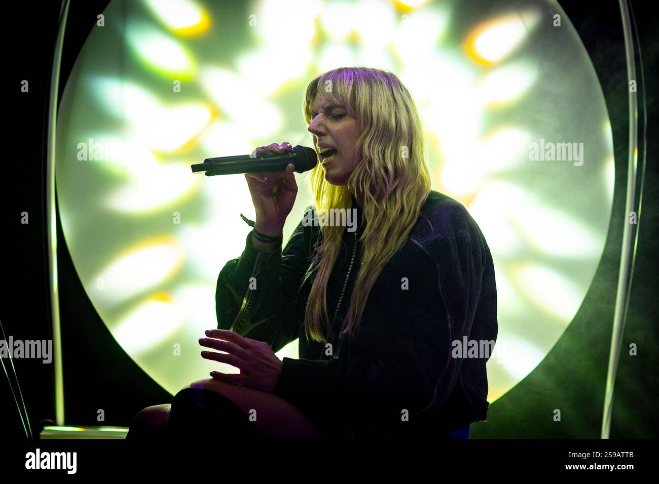 Greta live in concerto al GrimFest, Aarhus, Danimarca Foto Stock