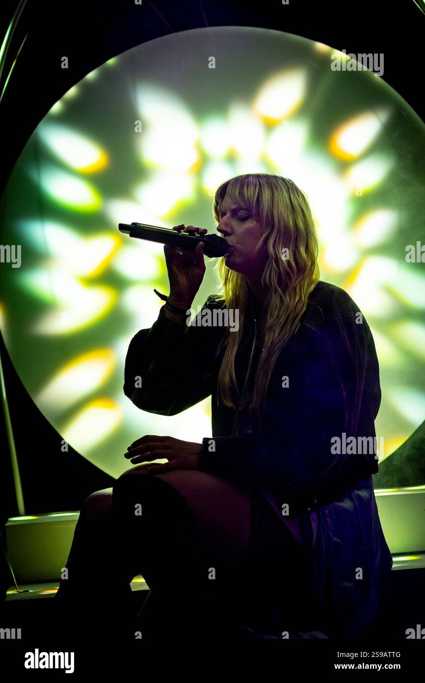 Greta live in concerto al GrimFest, Aarhus, Danimarca Foto Stock