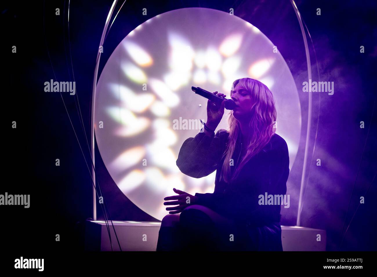 Greta live in concerto al GrimFest, Aarhus, Danimarca Foto Stock