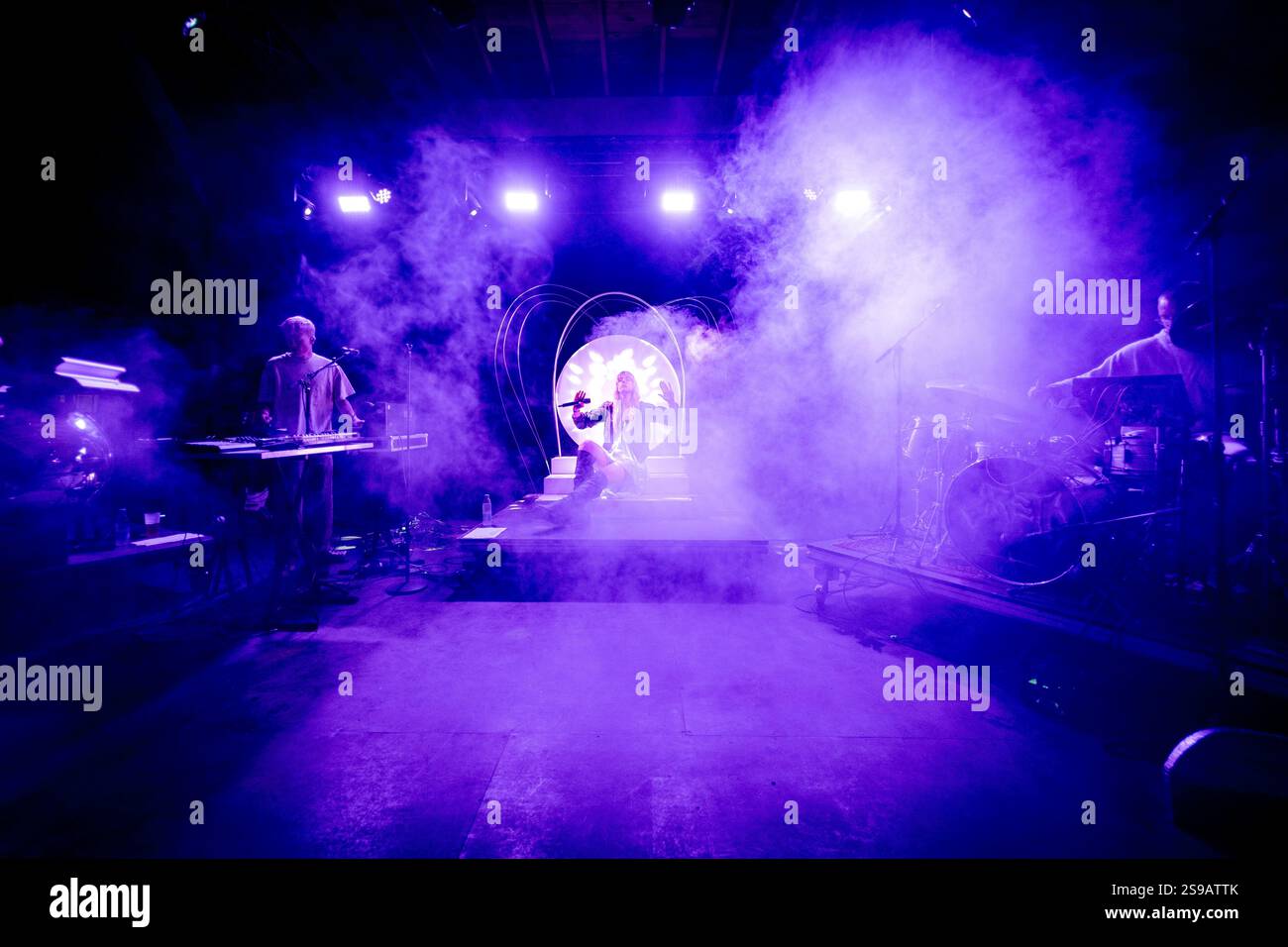 Greta live in concerto al GrimFest, Aarhus, Danimarca Foto Stock