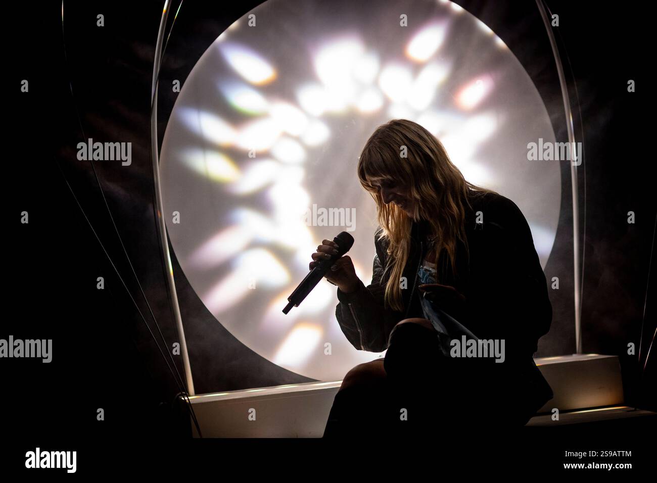 Greta live in concerto al GrimFest, Aarhus, Danimarca Foto Stock