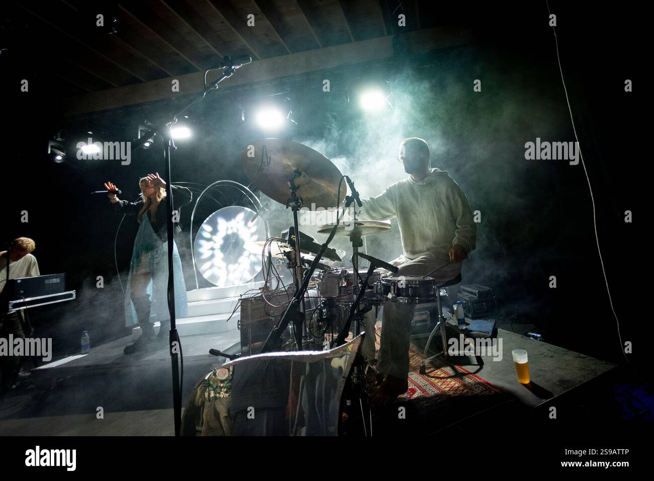 Greta live in concerto al GrimFest, Aarhus, Danimarca Foto Stock