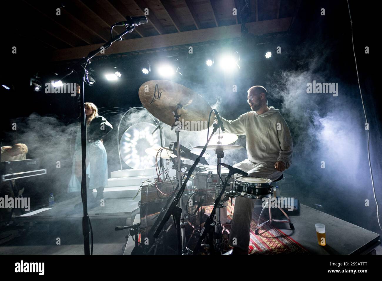 Greta live in concerto al GrimFest, Aarhus, Danimarca Foto Stock