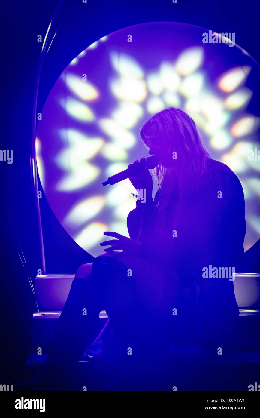 Greta live in concerto al GrimFest, Aarhus, Danimarca Foto Stock