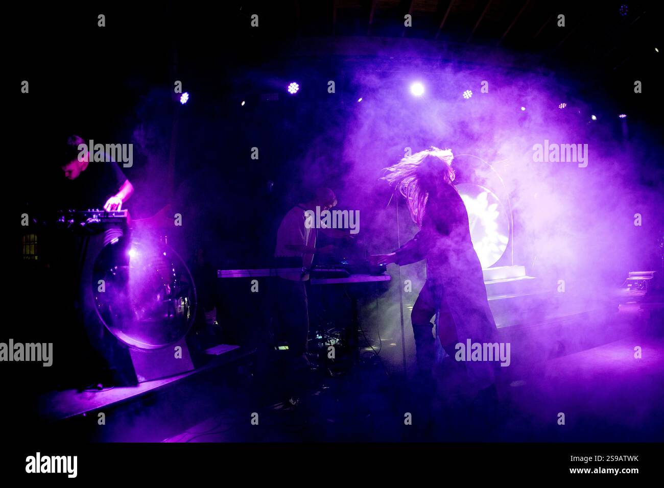 Greta live in concerto al GrimFest, Aarhus, Danimarca Foto Stock