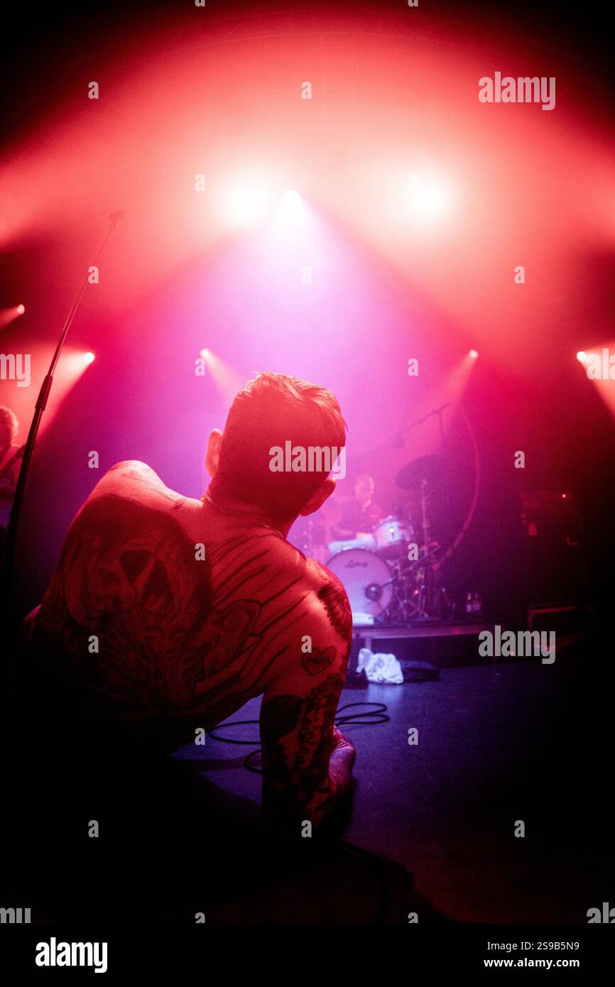 Viagra Boys live in concerto presso VoxHall, Aarhus, Danimarca Foto Stock