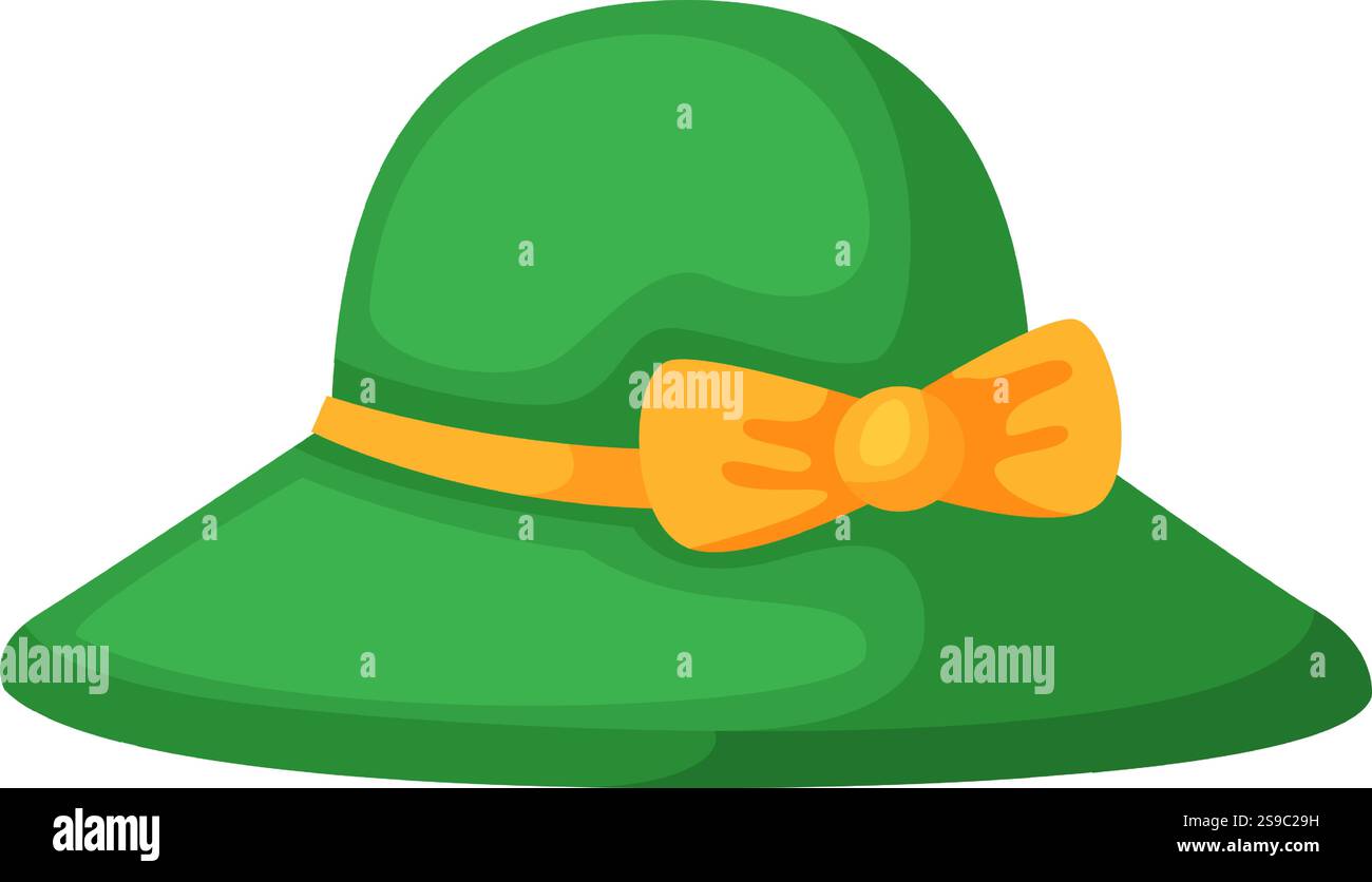 Cappello estivo verde con fiocco arancione e nastro per donna, perfetto per le giornate di sole e le attività all'aperto, aggiunge un tocco di eleganza e stile a qualsiasi outf Illustrazione Vettoriale Cappello estivo verde con fiocco arancione e nastro per donna, perfetto per le giornate di sole e le attività all'aperto, aggiunge un tocco di eleganza e stile a qualsiasi outf Illustrazione Vettoriale