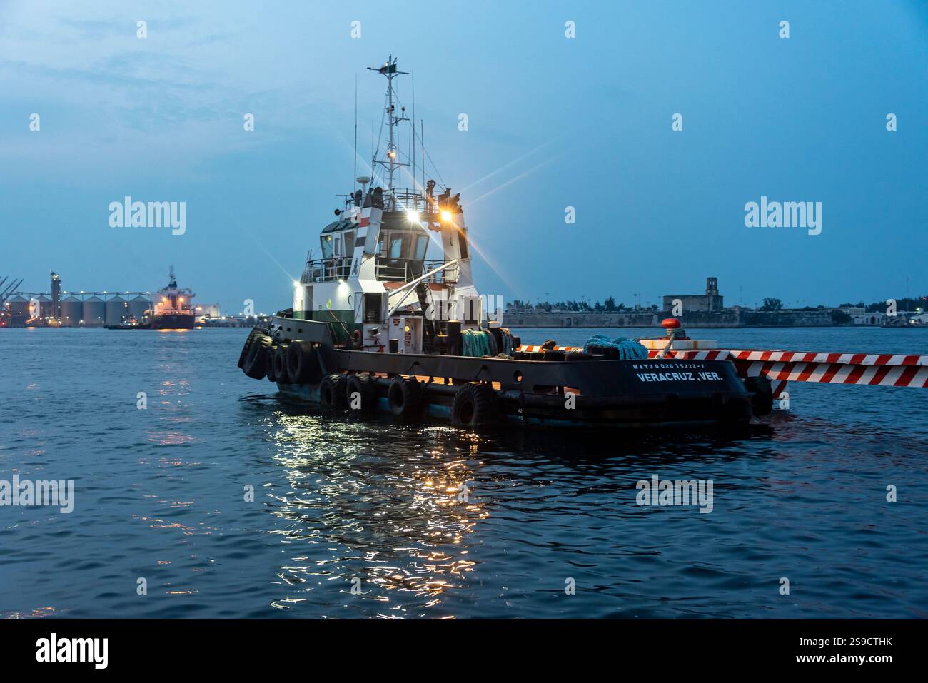Porto di Veracruz, Messico. Foto Stock