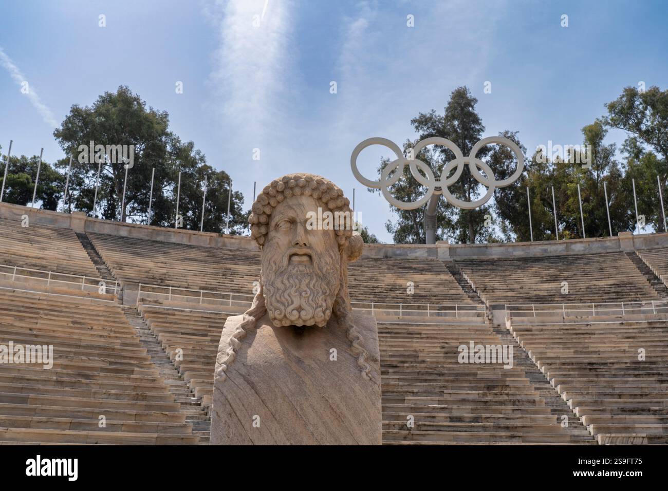 La casa originale e il patrimonio dello sport e dei Giochi Olimpici Foto Stock