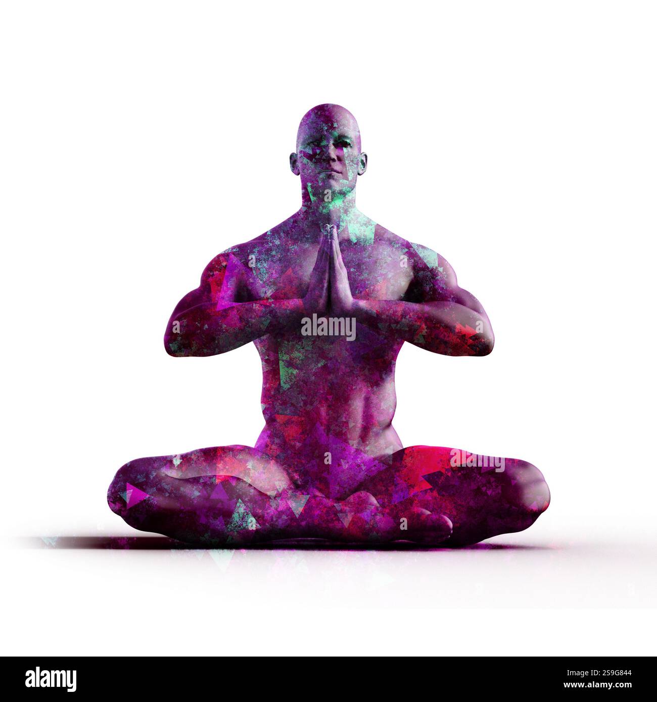 Realm spirituale e livello superiore di illuminazione Stato Zen Foto Stock