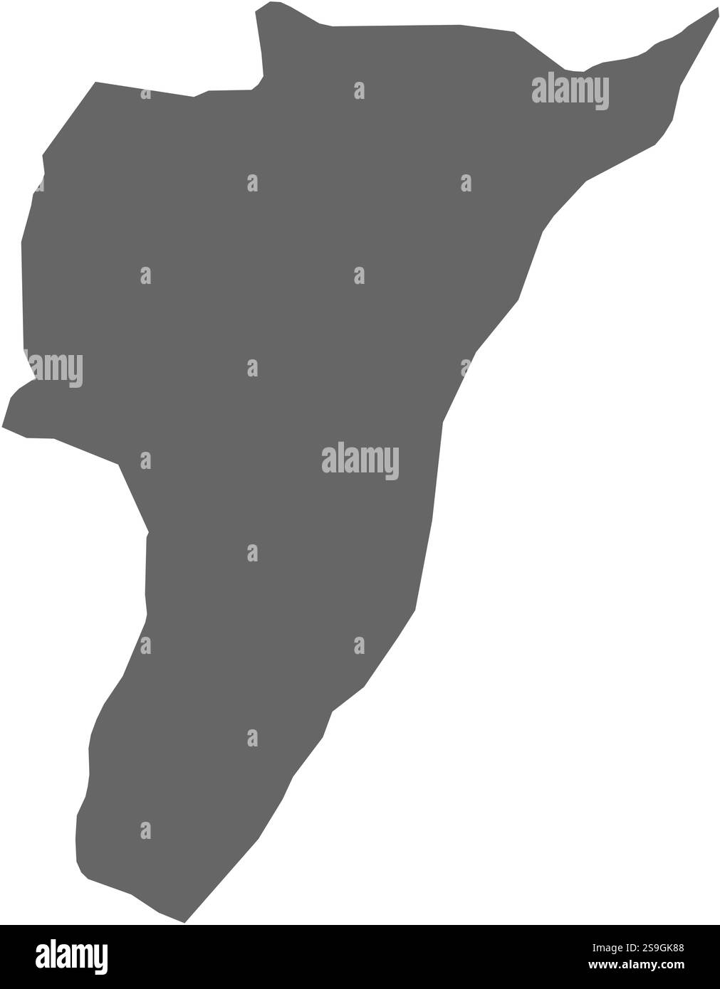 Mappa di Quindio, una provincia della Colombia. Illustrazione Vettoriale