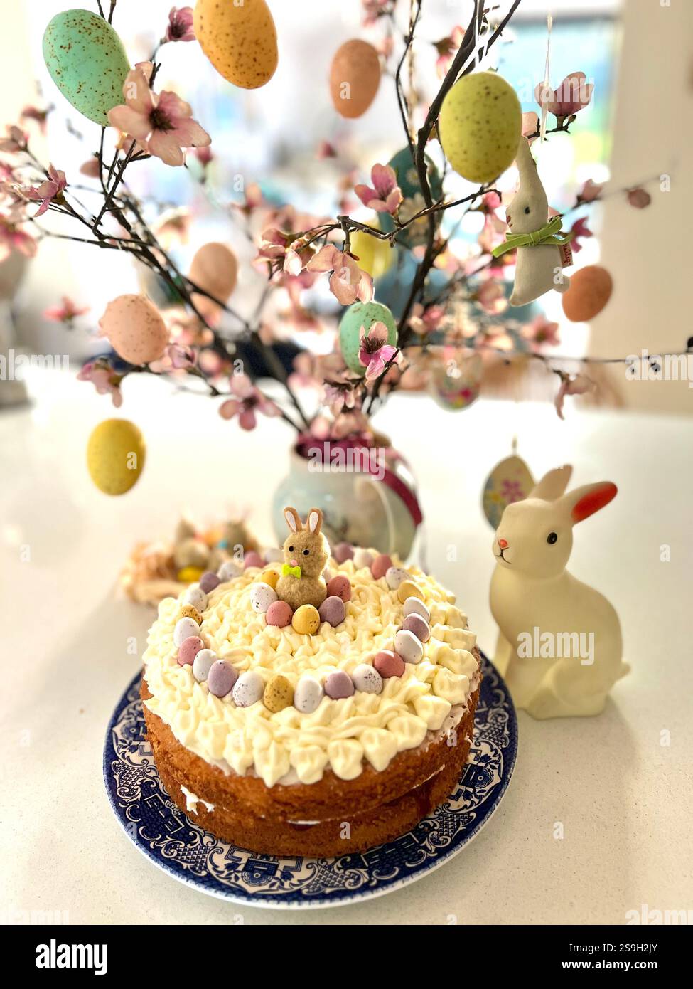 torta di Pasqua Foto Stock