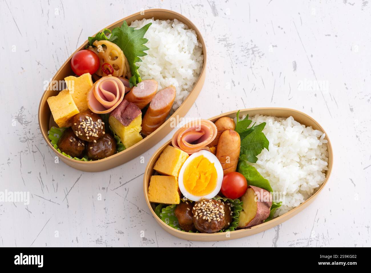 Pranzo al sacco wappa Bento Foto Stock