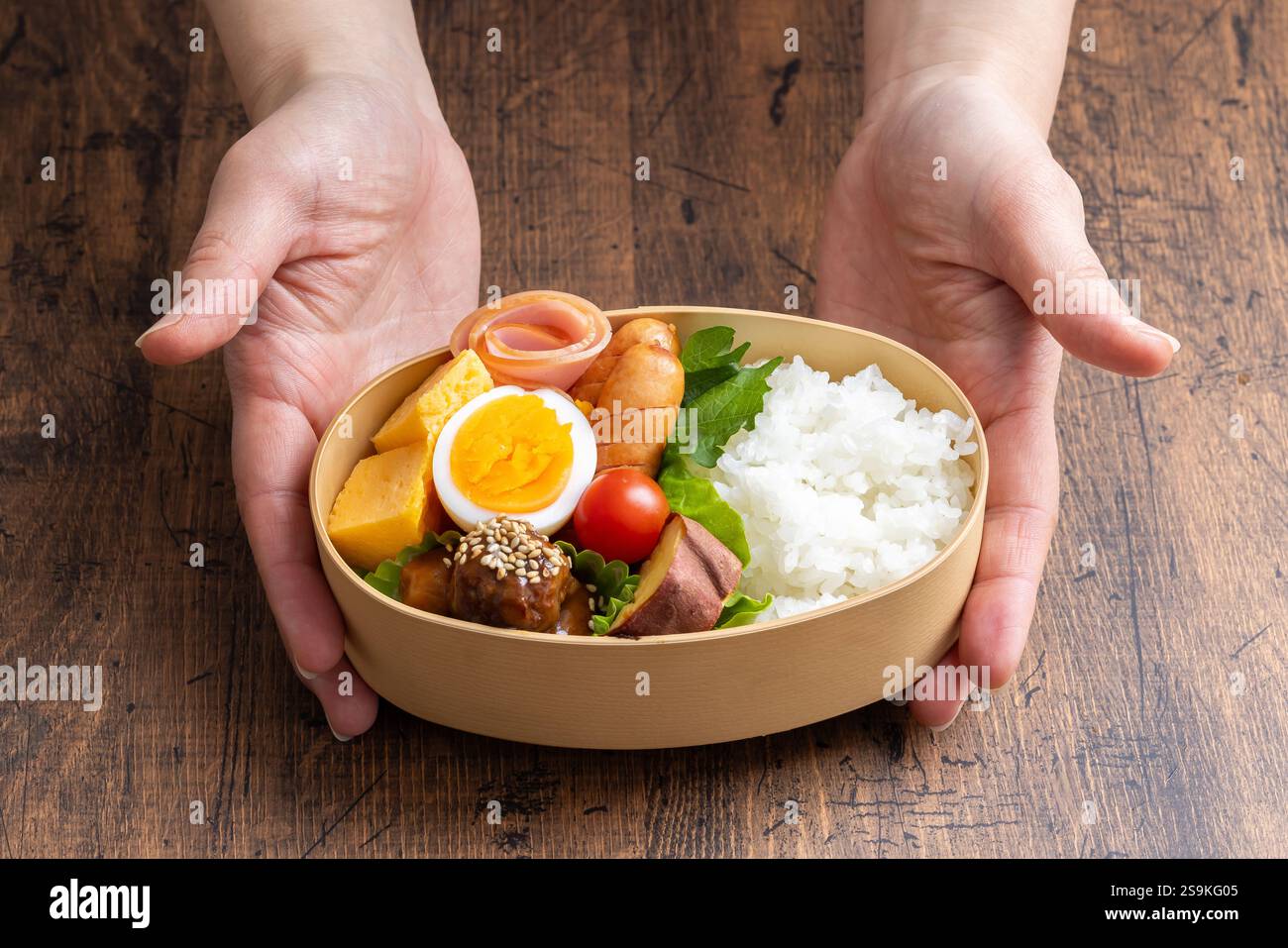 Pranzo al sacco wappa Bento Foto Stock