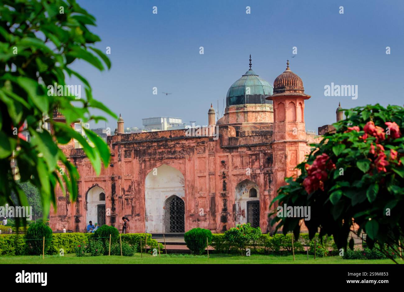 Tomba di Bibi pari all'interno Lalbagh Fort a Dacca in Bangladesh Foto Stock
