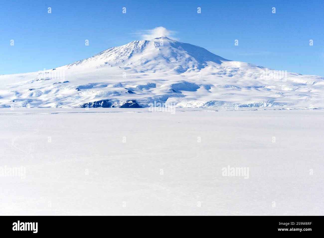 Monte Erebus, Isola di Ross Foto Stock