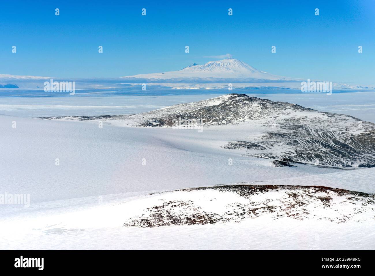 Monte Erebus, Isola di Ross Foto Stock