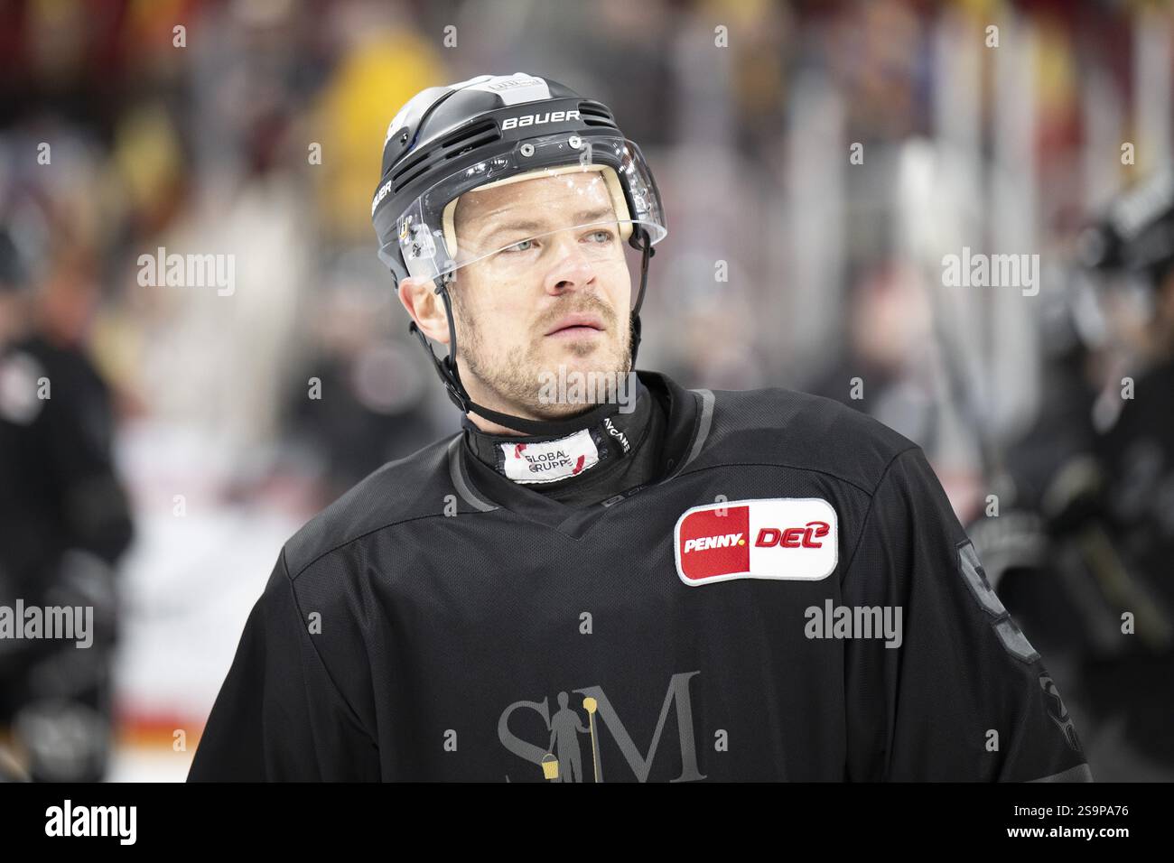 PSD Bank Dome, Duesseldorf, Renania settentrionale-Vestfalia, Moritz Mueller (Koelner Haie, #91), PENNY DEL, Duesseldorfer EG- Koelner Haie su 24.01.2025 presso il Foto Stock