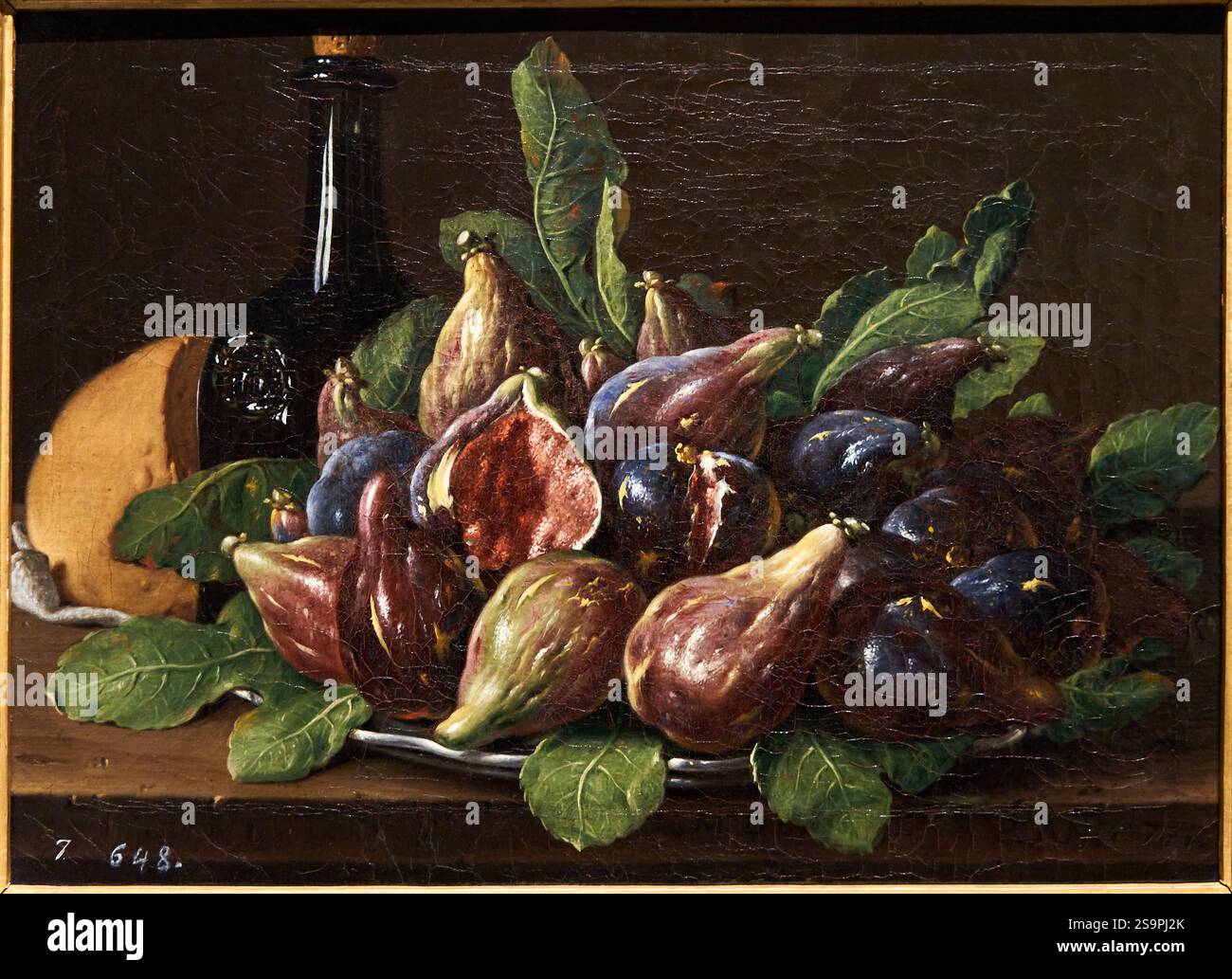 LUIS MELÉNDEZ (1716-1780), nature morte di Carlo, Principe delle Asturie, 1771, olio su tela, Royal Collections Gallery, Galería de las Colecciones Rea Foto Stock