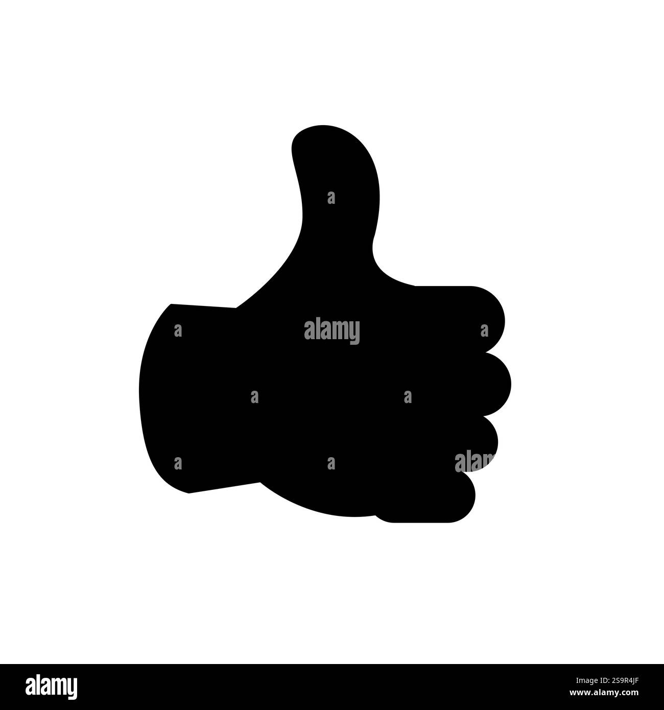 pollice verso il basso come mani antipatiche simbolo vettoriale segno emoji illustrazione Illustrazione Vettoriale