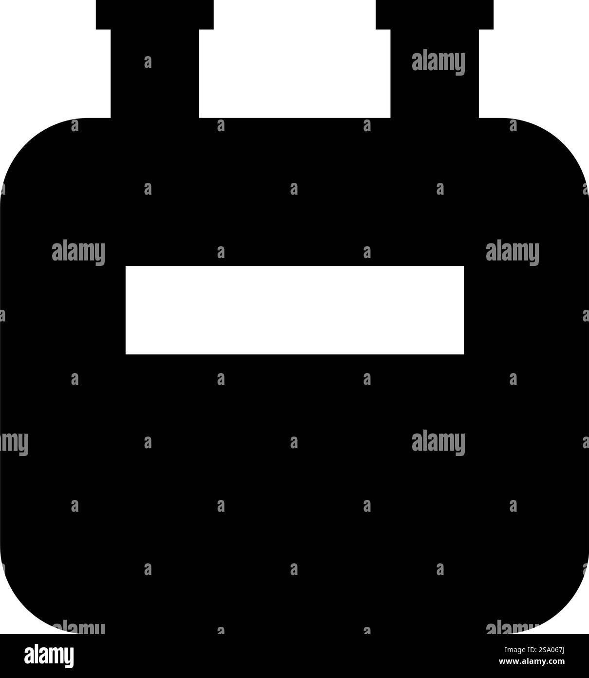 Icona account contatore gas colore nero immagine vettoriale stile piatto semplice. Icona account contatore gas colore nero immagine vettoriale stile piatto Illustrazione Vettoriale