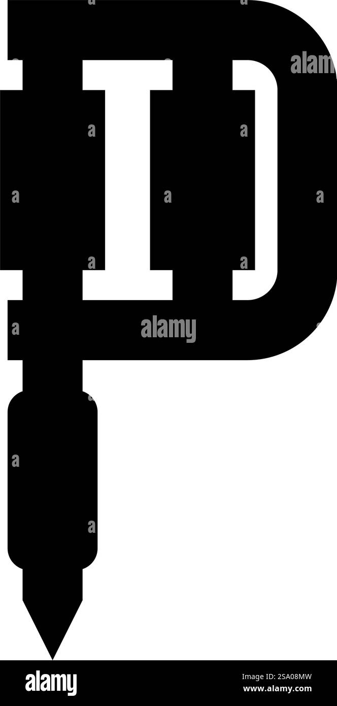 Skin per pistola con dispositivo per tatuaggio con inchiostro icona della bobina elettromagnetica portatile colore nero immagine vettoriale stile piatto semplice. Skin per pistola con dispositivo per tatuaggio con inchiostro icona della bobina elettromagnetica portatile colore nero immagine vettoriale stile piatto Illustrazione Vettoriale