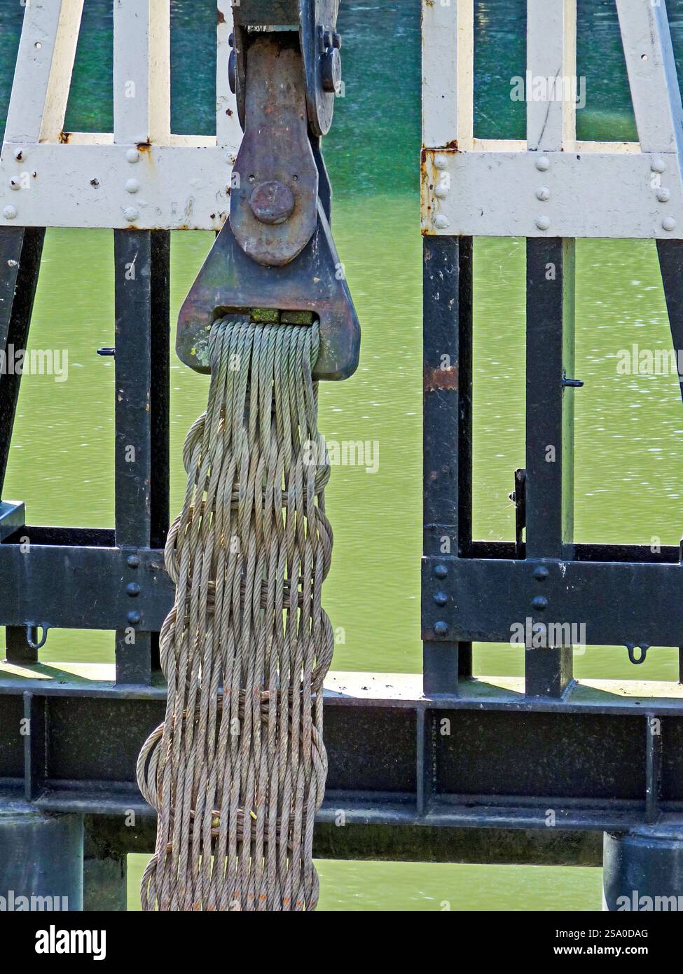 Dordrecht dettaglio Dok Straatman Foto Stock
