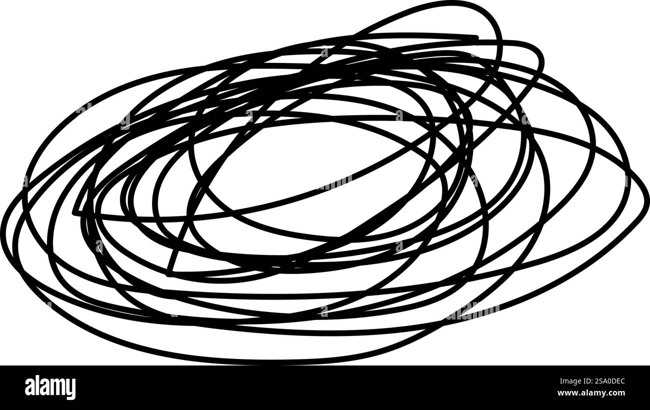 Disegna a mano con disegni a linee tracciabili Illustrazione Vettoriale