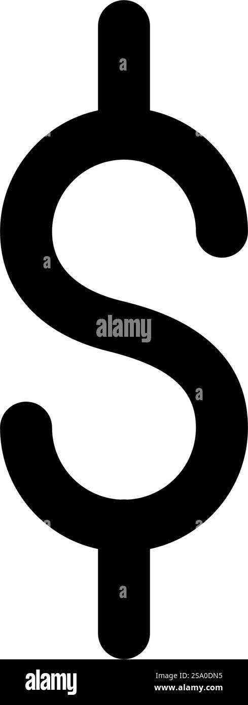 Logo della valuta e vettore dell'icona del simbolo Illustrazione Vettoriale