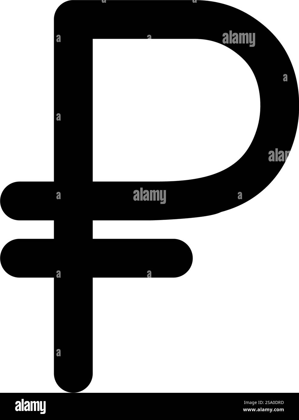 Logo della valuta e vettore dell'icona del simbolo Illustrazione Vettoriale