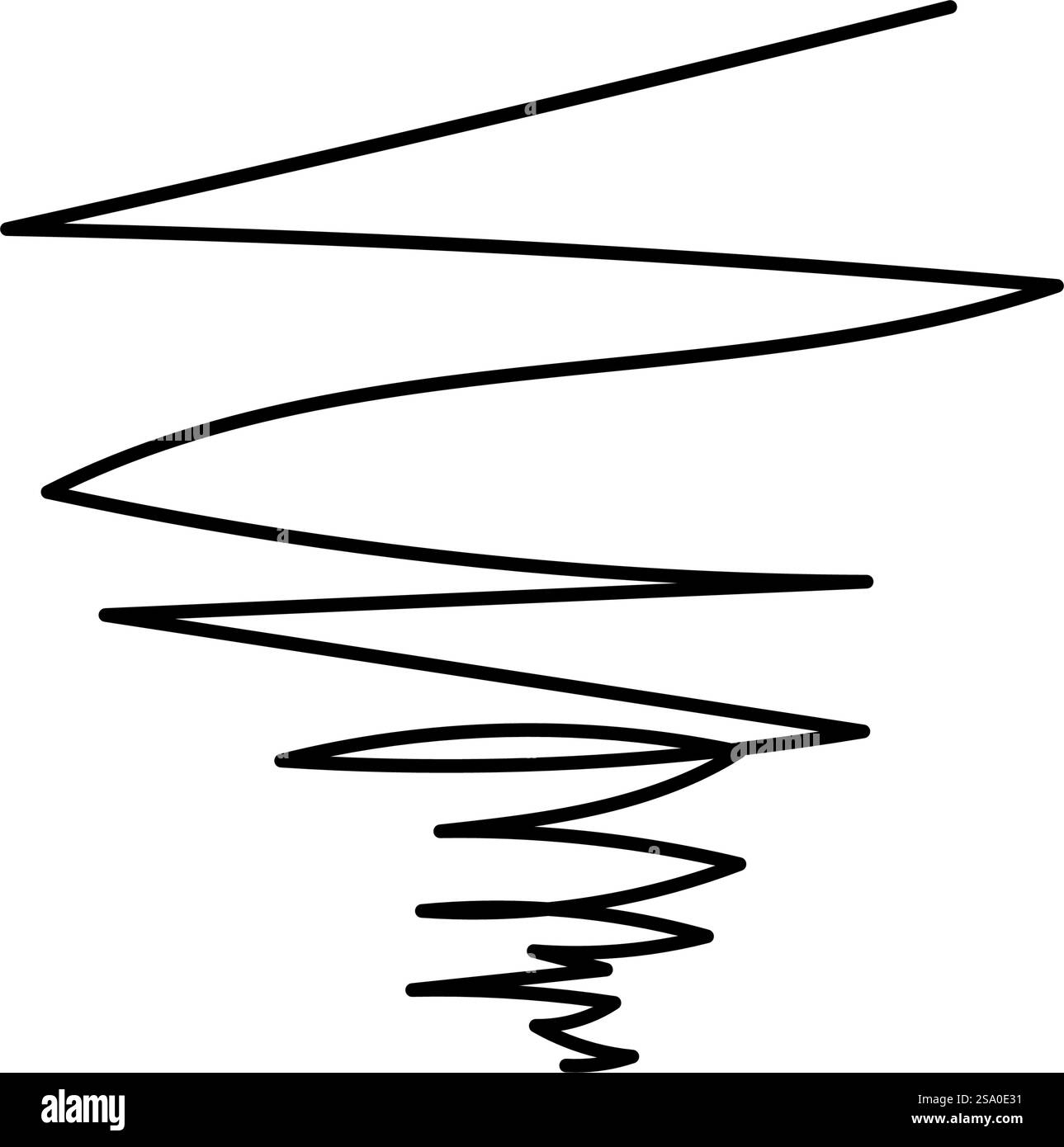 Disegna a mano con disegni a linee tracciabili Illustrazione Vettoriale