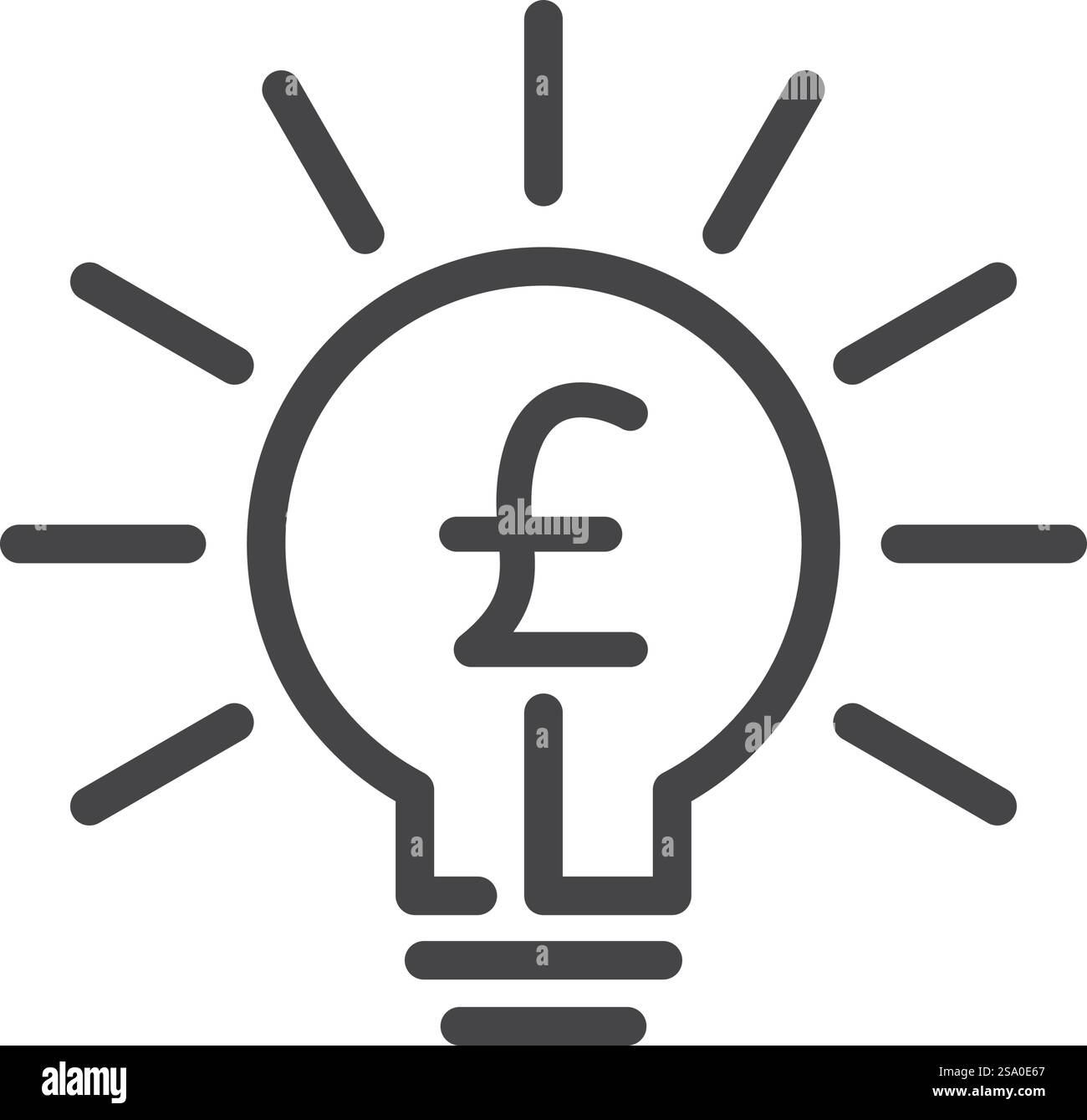 Logo della valuta e vettore dell'icona del simbolo Illustrazione Vettoriale